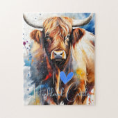 i love Highland Cattle Legpuzzel (Verticaal)