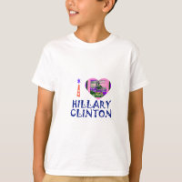 I Love Hillary Clinton for USA President Heart