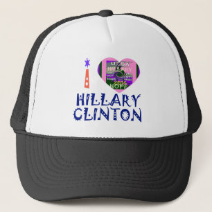 I Love Hillary Clinton for USA President Heart Trucker Pet