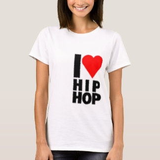I Love Hip Hop - Heart on hart T-shirt