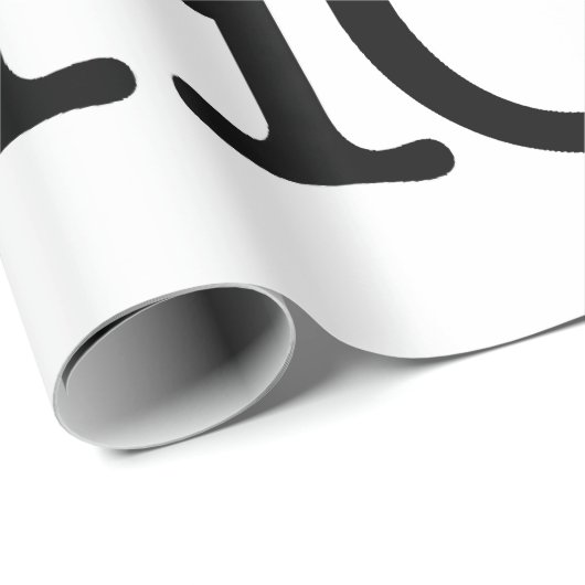 I Love Hip Hop (Heart) - Rap en Hip Hop Fan Cadeaupapier (Rol Hoek)