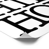 I Love Hip Hop (Heart) - Rap en Hip Hop Fan Poster (Hoek)