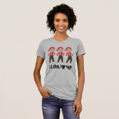 I Love Hip Hop Jazz Dance Teacher Overweging Gift T-shirt (Voorkant volledig)