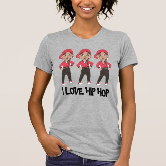 I Love Hip Hop Jazz Dance Teacher Overweging Gift T-shirt (Voorkant)