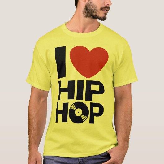 I Love Hip Hop T-shirt (Voorkant)