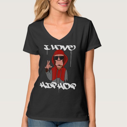 I Love Hip Hop T-shirt (Voorkant)