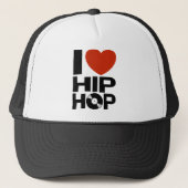 I Love Hip Hop Trucker Pet (Voorkant)