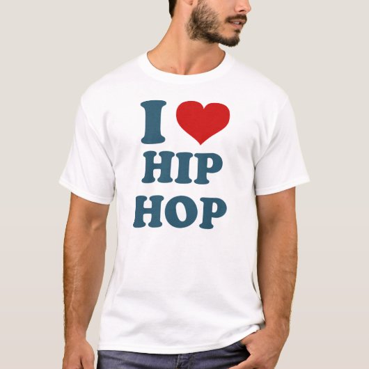 I Love Hiphop Shirt (Voorkant)