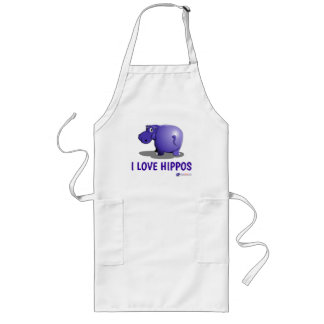 I Love Hippos Schort