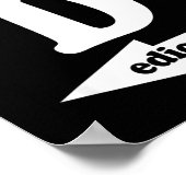 I Love His Dedication Funny Valentine's Day Couple Poster (Hoek)