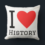 I love history  kussen<br><div class="desc">I love history ,  for book lovers</div>