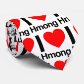 i love hmong stropdas (Opgerold)