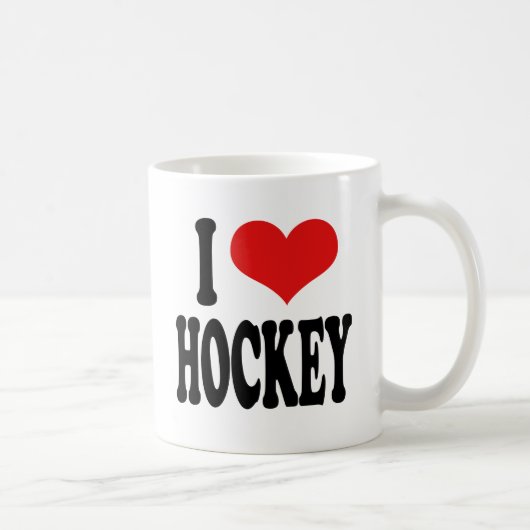 I Love Hockey Koffiemok (Rechts)