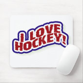 I Love Hockey Muismat (Met muis)