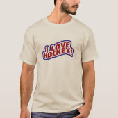 I Love Hockey T-shirts and Gifts (Voorkant)
