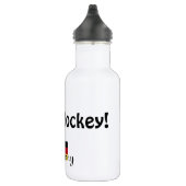 I Love Hockey with German Flag Waterfles (Rechts)