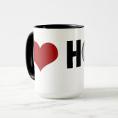 I Love Hogs Red/Black Mok (Voorkant links)