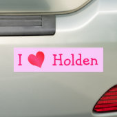I Love Holden Bumpersticker (Op auto)