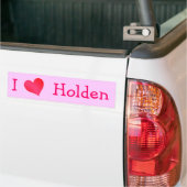 I Love Holden Bumpersticker (Op Truck)