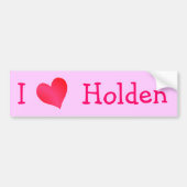 I Love Holden Bumpersticker (Voorkant)