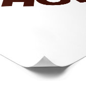 I Love Hole Foods Funny Donut Pun Poster (Hoek)