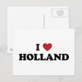 I Love Holland Briefkaart (Voorkant / Achterkant)