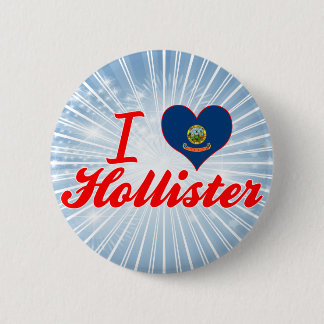 I Love Hollister, Idaho Ronde Button 5,7 Cm