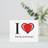 I Love Hollywood Briefkaart (Staand voorkant)