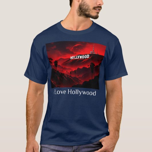 I Love Hollywood T-shirt (Voorkant)