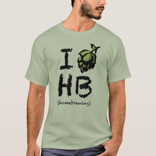 I Love Homebrouwerij T-shirt (Voorkant)