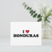 I Love Honduras Briefkaart (Staand voorkant)