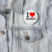 i love Honey Ronde Button 5,7 Cm (In situ)