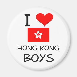 I Love Hong Kong Boys Magneet