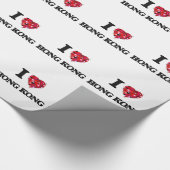 I Love Hong Kong Cadeaupapier (Hoek)