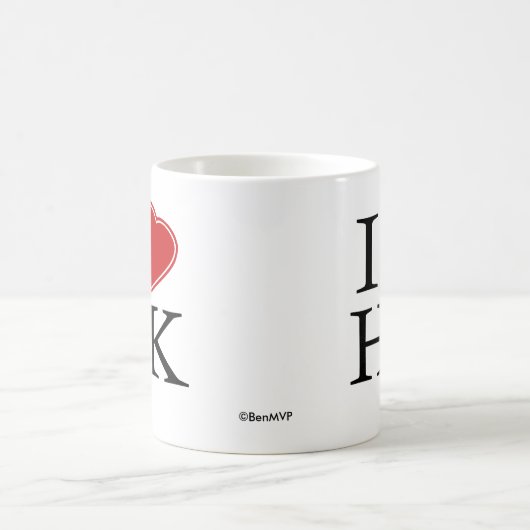 I Love Hong Kong Magische Mok (Center)