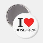 I Love Hong Kong Magneet (Voorkant / Achterkant)