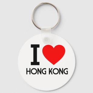 I Love Hong Kong Sleutelhanger