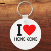 I Love Hong Kong Sleutelhanger (Voorkant)
