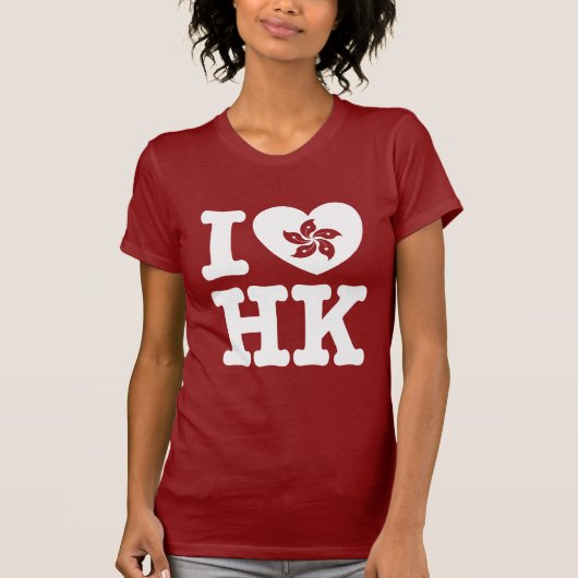 I Love Hong Kong T-shirt (Voorkant)