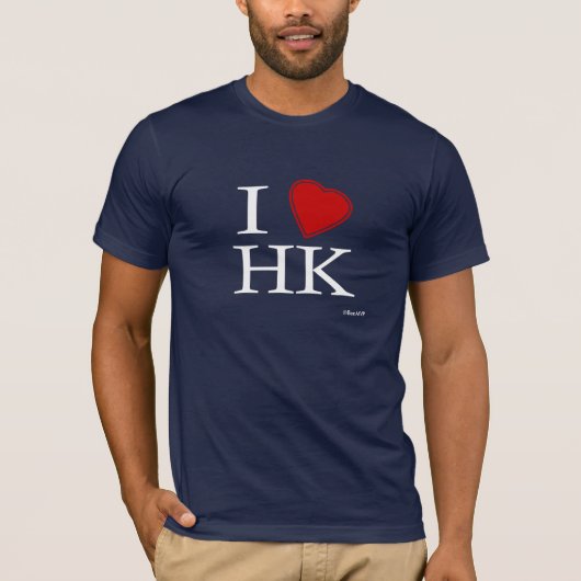 I Love Hong Kong T-shirt (Voorkant)
