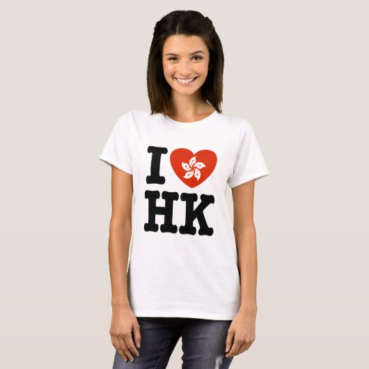 I Love Hong Kong T-shirt (Voorkant volledig)