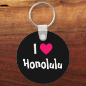 I Love Honolulu Sleutelhanger (Voorkant)