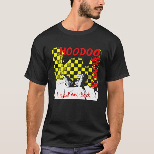 I Love Hoodoo Design Gurus Funny Music Roc T-shirt (Voorkant)