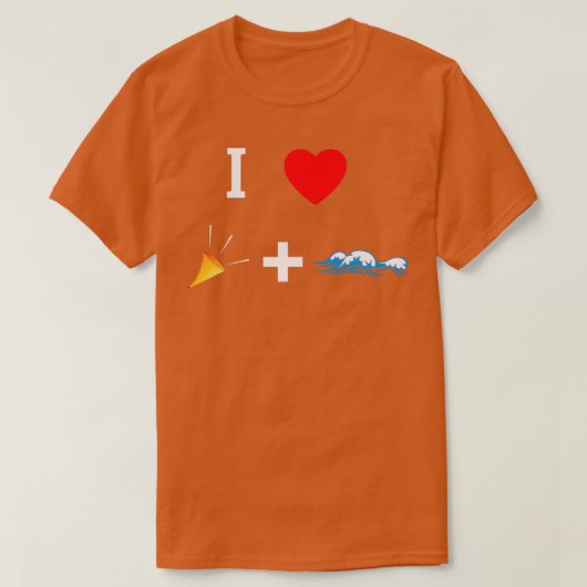 I Love Hornsea 7 T-shirt (Design voorkant)