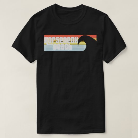 I Love Horseneck Beach Massachusetts MA Beach Wave T-shirt (Design voorkant)