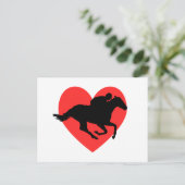 I Love Horseracing Briefkaart (Staand voorkant)