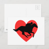 I Love Horseracing Briefkaart (Voorkant / Achterkant)