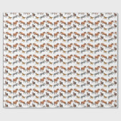 I Love Horses Equestrian Wrapping Paper Cadeaupapier (Vlak)