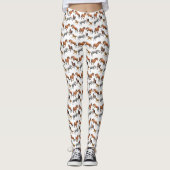 I Love Horses Equine Art Leggings (Voorkant)