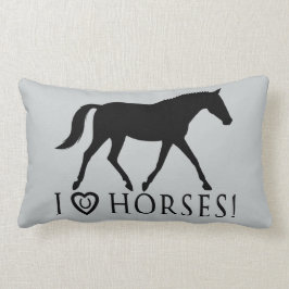 I Love Horses Hoefijzer and Dressage Kussen